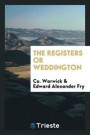 The Registers or Weddington