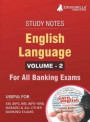 English Language (Vol 2) Topicwise Notes for All Banking Related Exams A Complete Preparation Book for All Your Banking Exams with Solved MCQs IBPS Clerk, IBPS PO, SBI PO, SBI Clerk, RBI, and Other
