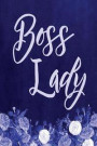 Chalkboard Journal - Boss Lady (Blue): 100 Page 6 X 9 Ruled Notebook: Inspirational Journal, Blank Notebook, Blank Journal, Lined Notebook, Blank Diar