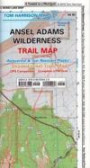 Ansel Adams Wilderness Trail Map: Shaded-Relief Topo Map (Tom Harrison Maps)