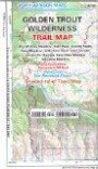 Golden Trout Wilderness Trail Map: Shaded-Relief Topo Map