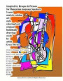 Inspired by Braque & Picasso for Hungarian Language Speakers Learn Analytic Cubism Art Style Coloring Book Original Handmade Drawings Made by Artist G