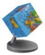 Jordglob Earth 42810 7, 5x7, 5cm fyrkantig, utan belysning - GLOB EARTH 2 7, 5X7, 5 CM (KU