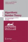 Algorithmic Number Theory: 8th International Symposium, ANTS-VIII Banff, Canada, May 17-22, 2008 Proceedings (Lecture Notes in Computer Science)