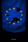 Dive Log: Europe Flag Diver Silhouette - Detailed Scuba Dive Log Book for Up to 110 Dives - Journal Note Book Booklet Diary Memo