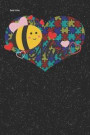 Bee Mine: Autism Awareness Puzzle Lined Notebook and Journal Composition Book Diary Gift Mothers Day Valentines Day