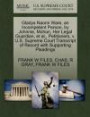 Gladys Naomi Ware, an Incompetent Person, by Johnnie, Mohon, Her Legal Guardian, et al., Petitioners, v. U.S. Supreme Court Transcript of Record with Supporting Pleadings