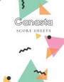 Canasta Score Sheets: Playing Card Game Scoring Card Notebook