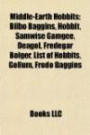Middle-Earth Hobbits: Bilbo Baggins, Hobbit, Samwise Gamgee, Dagol, Fredegar Bolger, List of Hobbits, Gollum, Frodo Baggin