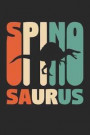 Dinosaur Notebook 'Retro Spinosaurus' - Paleontology Gift - Journal for Dino Lover - Paleontologist Diary: Medium College-Ruled Journey Diary, 110 pag