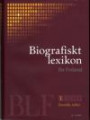 Biografiskt lexikon för Finland. 1, Svenska tiden