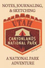 Notes Journaling, & Sketching Utah Canyonlands National Park Moosing Around: A National Park Adventure Lined And Half Blank Pages For Writing and Sket