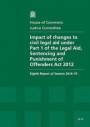Impact of changes to civil legal aid under Part 1 of the Legal Aid, Sentencing and Punishment of Offenders Act 2012