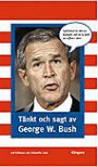 Tänkt och sagt av George W. Bush