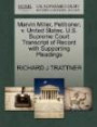 Marvin Miller, Petitioner, v. United States. U.S. Supreme Court Transcript of Record with Supporting Pleadings