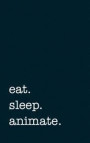 Eat. Sleep. Animate. - Lined Notebook: Eat. Sleep. Bass. - Lined Notebook