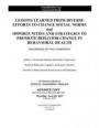 Lessons Learned from Diverse Efforts to Change Social Norms and Opportunities and Strategies to Promote Behavior Change in Behavioral Health: Proceedings of Two Workshops