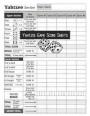 Yahtzee Game Score Sheets: 100 Yahtzee Game Record Score Keeper Book for Family and Friend Dice Game