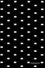 Journal Pages - Black White Dots(Unruled): 6' x 9', Classic Notebook- Unlined Plain Journal, for Notes, sketches, 100 Pages (Durable Cover)