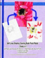 Soft Lines Shading Coloring Book Floral Petals 2 Books in 1 Left Pages Like Drawings for Coloring Right Pages with Idea Art Prints a Difficult Level B