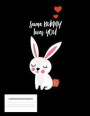Some Bunny Loves You: Cute Rabbit Wide Ruled Composition Notebook for Kids, Students, Teachers, Home & Office, School Notebook, Large Lined