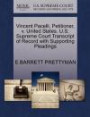 Vincent Pacelli, Petitioner, v. United States. U.S. Supreme Court Transcript of Record with Supporting Pleadings