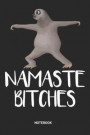 Namaste Notebook: Dotted Lined Sloth Yoga Notebook (6x9 inches) ideal as a Yoga Yogi Journal. Perfect as a Meditation Book for all Yoga