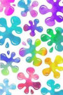 Rainbow Slime Splat Notebook: Lined Composition Notebook for Slimer Girl or Boy - Blank Novelty Journal with Lines - Pink Purple Blue Green & Yellow