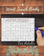 Wood Search Books For Adults: Brain Games - Word search Word Search for Seniors, Are you a word detective looking for a new challenge