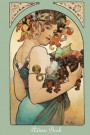 Address Book: Alphonse Mucha Art Nouveau vintage art address book for women, large print, perfect for friends, family & work contact