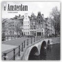 Amsterdam Black & White 2018 12 x 12 Inch Monthly Square Wall Calendar, Travel Europe Amsterdam Red Light District (Multilingual Edition)