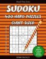 Sudoku 400 Hard Puzzles Giant Sized. One Gigantic 8' Square Puzzle Per Page. Solutions Included: A Break Time Series Book