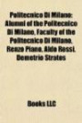 Politecnico Di Milano: Alumni of the Politecnico Di Milano, Faculty of the Politecnico Di Milano, Renzo Piano, Aldo Rossi, Demetrio Strato