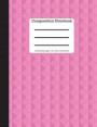 Composition Notebook - 100 Sheets/ 200 Pages 9.69 X 7.44 - Wide Ruled: Pink Soft Cover - Lined Book - Blank Writing Notebook -Plain Journal - (Composi