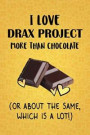 I Love Drax Project More Than Chocolate (Or About The Same, Which Is A Lot!): Designer Drax Project Notebook