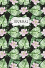 Journal: Tropical Leaves Notebook Journal College Ruled Blank Lined (6 X 9) Small Composition Book Planner Diary Softback Cover