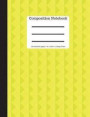 Composition Notebook - College Ruled 100 Sheets/ 200 Pages 9.69 X 7.44: Yellow Soft Cover - Plain Journal - Blank Writing Notebook - Lined Page Book -