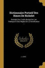Dictionnaire Portatif Des Rimes de Richelet