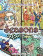 Big Adult Coloring Book of Seasons: Jumbo Seasons Coloring Book for Adults With Over 80 Coloring Pages of Spring, Summer, Fall, and Winter for Stress