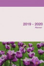 2019 - 2020 Planner: 2 Years Monthly Weekly Calendar Organizer For Daily Personal, Holidays and Work Event Schedules - Purple Violet Tulip