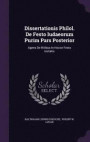 Dissertationis Philol. de Festo Iudaeorum Purim Pars Posterior