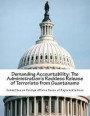 Demanding Accountability: The Administration's Reckless Release of Terrorists from Guantanamo