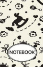 Notebook: Dot-Grid, Graph, Lined, Blank No Lined: Rocking Horse Pattern: Small Pocket Notebook Journal Diary, 110 Pages, 5.5 X 8