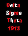 Delta sigma theta 1913: blank lined journal