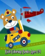 Kids Coloring Books Ages 2-4: Easy Coloring Pages for Little Hands with Thick Lines, Fun Early Learning! (Cars, Trains, Tractors, Ships, Planes & Mo
