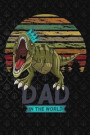 best dad in the world: Lined Notebook / Diary / Journal To Write In 6x9 for papa, grandpa, uncle, law stepdad in fathers day T-Rex dinosaur f