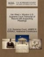 Van Weel v. Winston U.S. Supreme Court Transcript of Record with Supporting Pleadings
