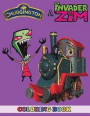 Chuggington and Invader Zim Coloring Book: 2 in 1 Coloring Book for Kids and Adults, Activity Book, Great Starter Book for Children with Fun, Easy, an