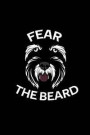 Fear The Beard: Dot Grid Journal - Fear The Beard Schnauzer Funny Dog Dog Mom Dad Gift - Black Dotted Diary, Planner, Gratitude, Writi