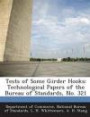 Tests of Some Girder Hooks: Technological Papers of the Bureau of Standards, No. 321